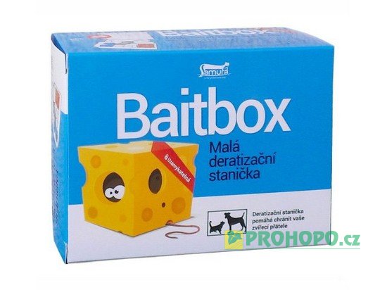 Deratizační stanička Baitbox malá - pomáhá chránit děti a zvířecí přátele k přístupu k návnadě