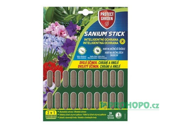 Sanium Stick insekticidní tyčinky 20ks. - insekticidní hnojivé tyčinky proti mšicím a molicím