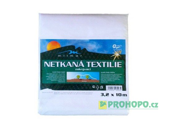 Textilie netkaná bílá 3,2x10m (17g/m2)