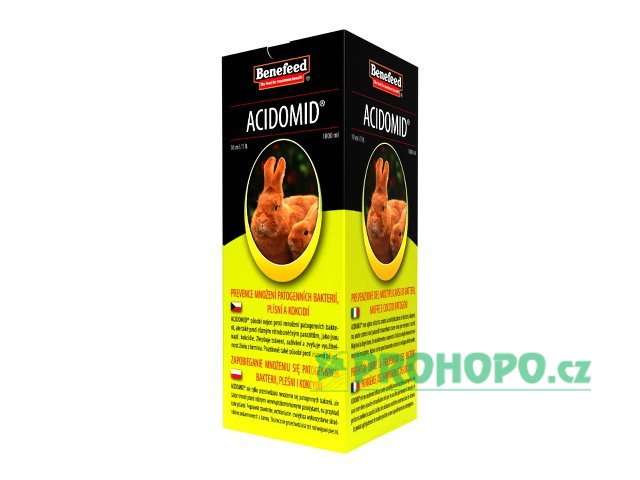 Acidomid K králíci 1l - prevence množení patogenních bakterií, plísní a kokcidií