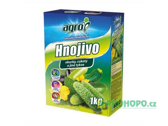 AGRO Hnojivo organo-minerální pro okurky a cukety 1kg