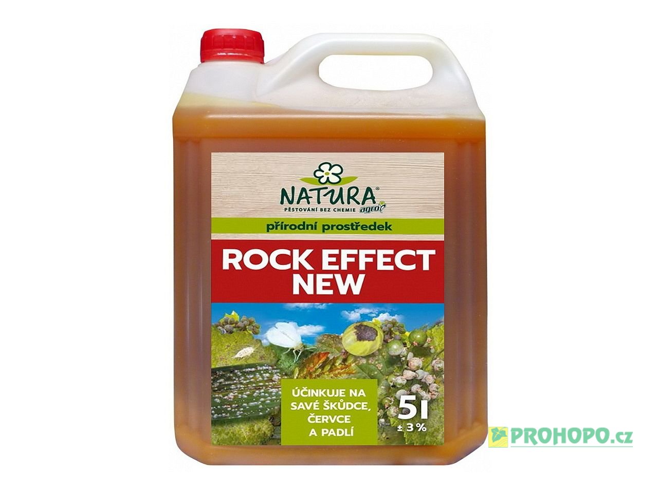 AGRO Natura Rock Effect New 5l - biologický přípravek proti škůdcům včetně přezimujících a padlí