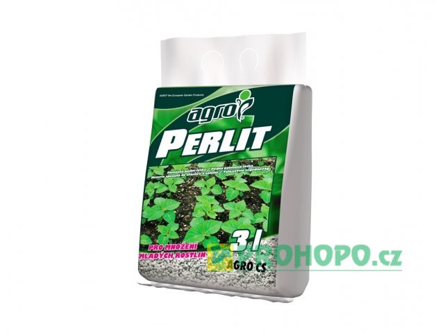 AGRO Perlit 3l - sterilní materiál pro zdravý výsev