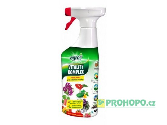 AGRO Vitality Komplex 500ml sprej - pro podporu vitality oslabených a nerostoucích rostlin