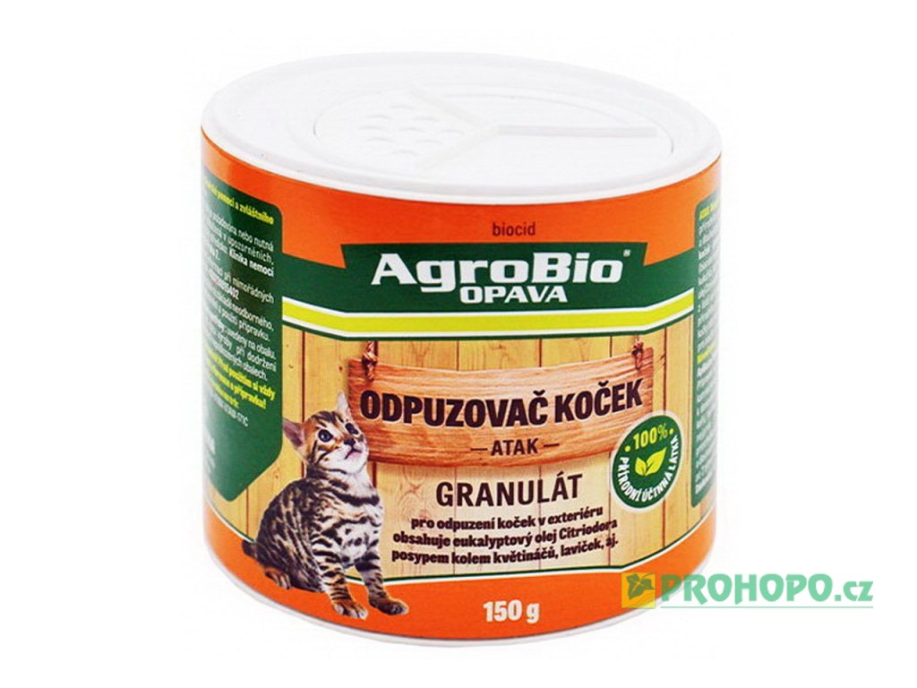 ATAK Odpuzovač koček 150g - granulát zamezující přístupu koček