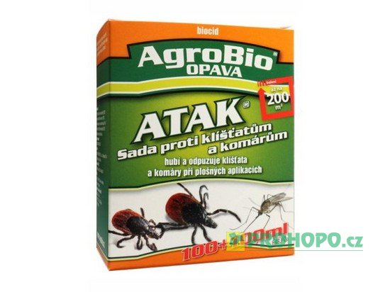 ATAK Sada proti klíšťatům a komárům 100+100ml - hubí a odpuzuje klíšťata a komáry