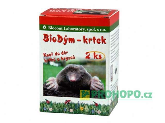 BioDým - krtek 2ks.