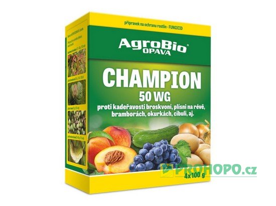 Champion 50 WG 4x100g - proti kadeřavosti broskvoní, plísni na révě, bramborách, okurkách, aj.