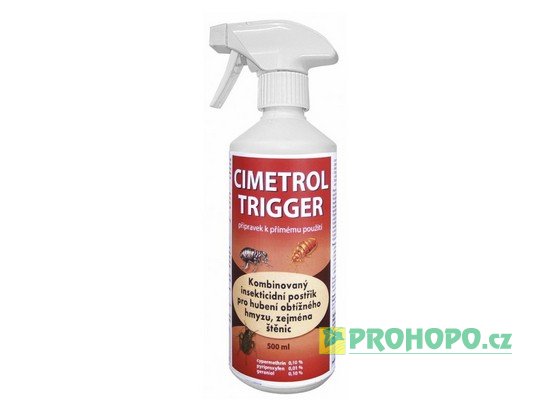 Cimetrol Trigger 500ml - pro hubení obtížného hmyzu, zejména štěnic