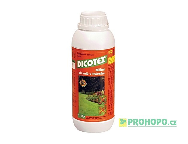 Dicotex 1l - proti dvouděložným plevelům v okrasných, sportovních a účelových trávnících