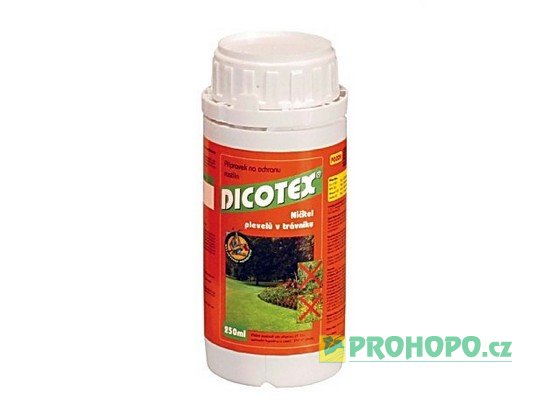 Dicotex 250ml - proti dvouděložným plevelům v okrasných, sportovních a účelových trávnících