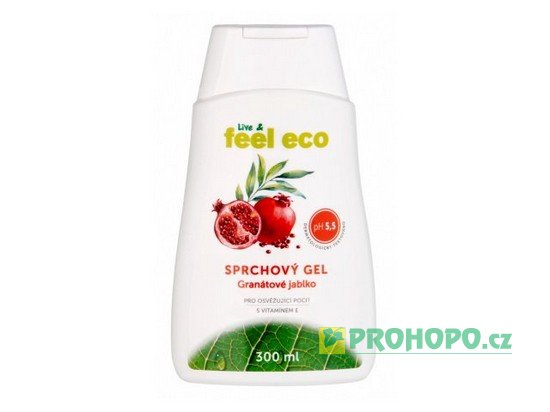 Feel Eco Sprchový gel 300ml Granátové jablko