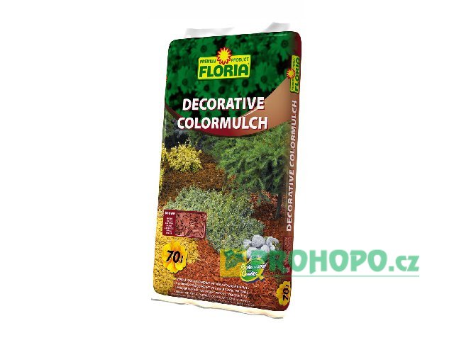FLORIA Dekorační mulč 70l hnědý