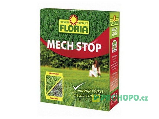 FLORIA Mech-STOP 500g - omezuje výskyt mechu v trávníku
