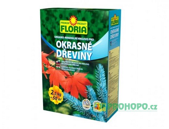 FLORIA Organo-minerální hnojivo pro okrasné dřeviny 2,5kg