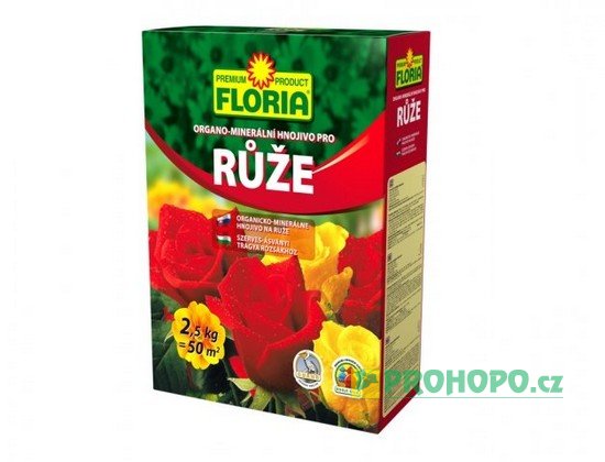 FLORIA Organo-minerální hnojivo pro růže 2,5kg