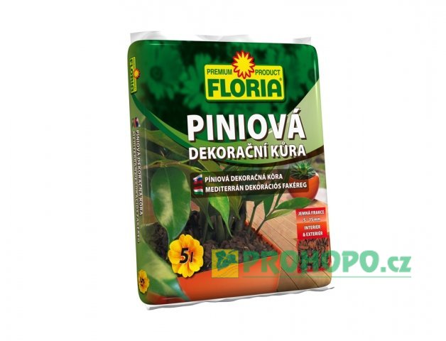 FLORIA Piniová dekorační kůra 5l