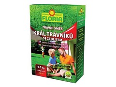 FLORIA Travní směs Král trávníků 0,5kg + Zeolit 200g