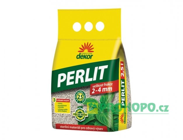 FORESTINA Dekor Perlit 2,5l - sterilní materiál pro zdravý výsev