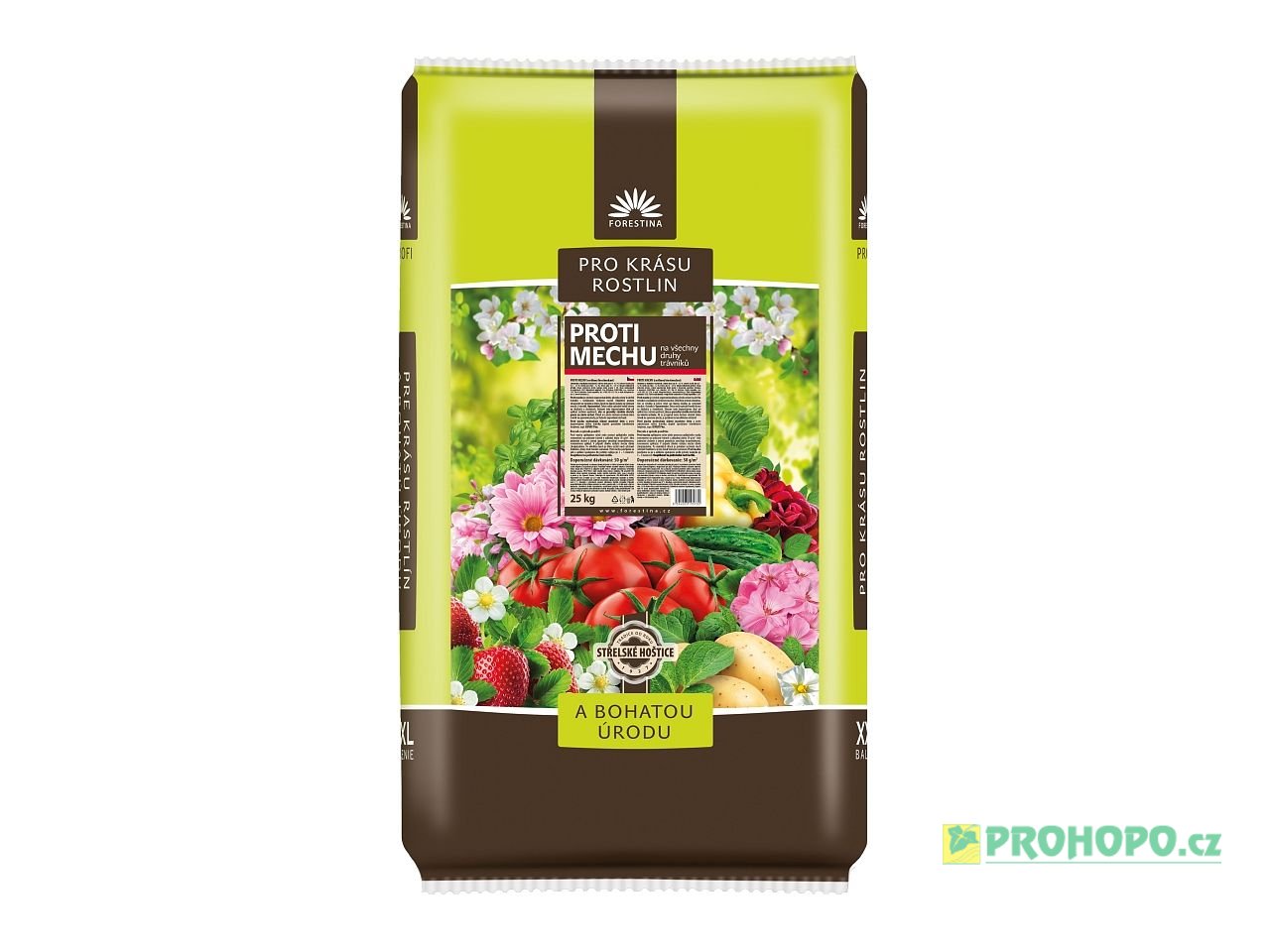 FORESTINA Grass Proti mechu 25kg - k údržbě všech druhů trávníků