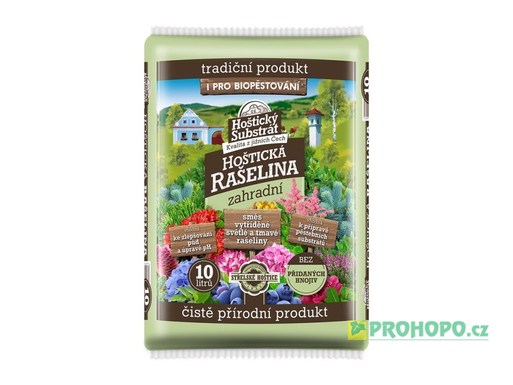 FORESTINA Hoštická Rašelina 10l - čistě přírodní bez přidaných hnojiv