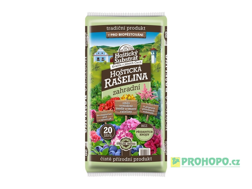 FORESTINA Hoštická Rašelina 20l - čistě přírodní bez přidaných hnojiv