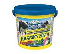 FORESTINA Hoštické Hnojivo Kravský hnůj kbelík 6kg - obohacuje půdu o humus