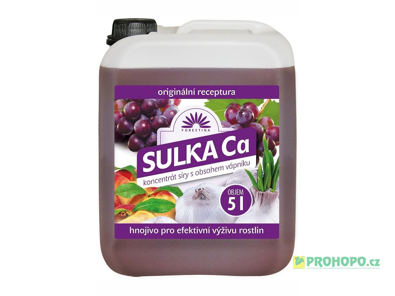 FORESTINA Mineral Sulka Ca 5l - prodlužuje dostupnost dusíku a snižuje kyselost pudy