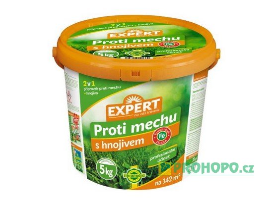 FORESTINA Přípravek Expert proti mechu 2v1 5kg s hnojivem