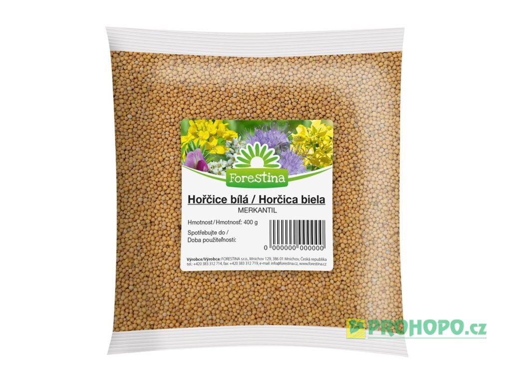 FORESTINA Semínko Hořčice 400g - merkantil pro zelené hnojení