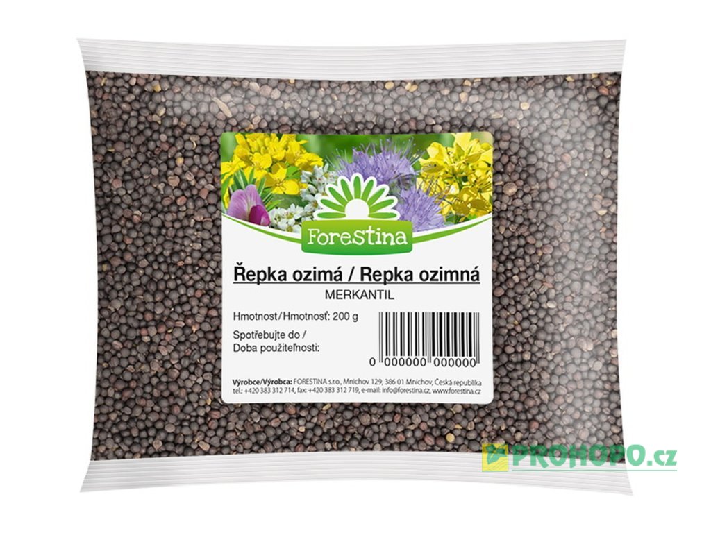 FORESTINA Semínko Řepka ozimá 200g - merkantil pro zelené hnojení
