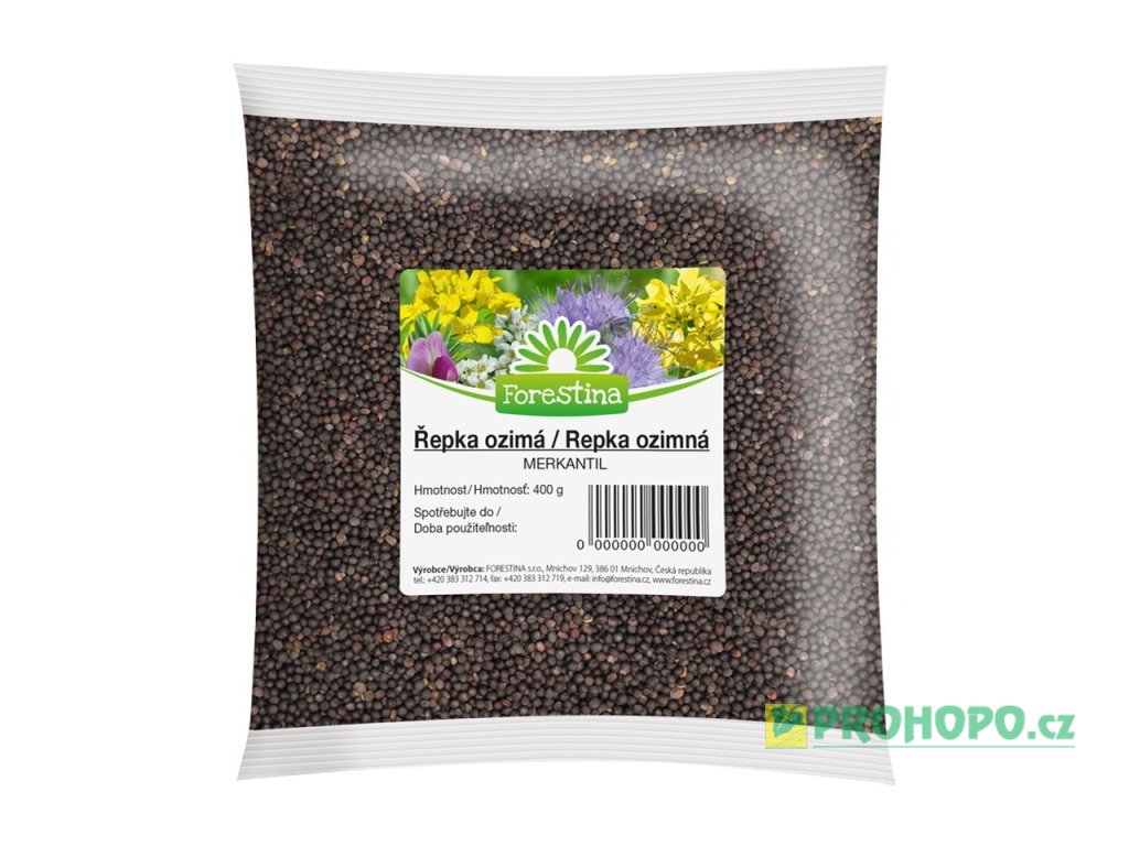 FORESTINA Semínko Řepka ozimá 400g - merkantil pro zelené hnojení