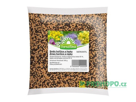 FORESTINA Semínko Směs hořčice a řepky 500g - zelené hnojení