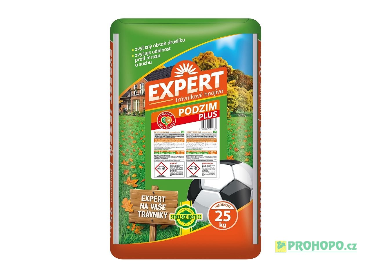 FORESTINA Trávníkové hnojivo Expert Podzim Plus 25kg - pro zvýšení odolnosti proti mrazu a suchu