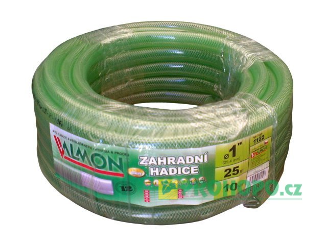 Hadice zahradní VALMON 1122 [1"] 25m, průhledná