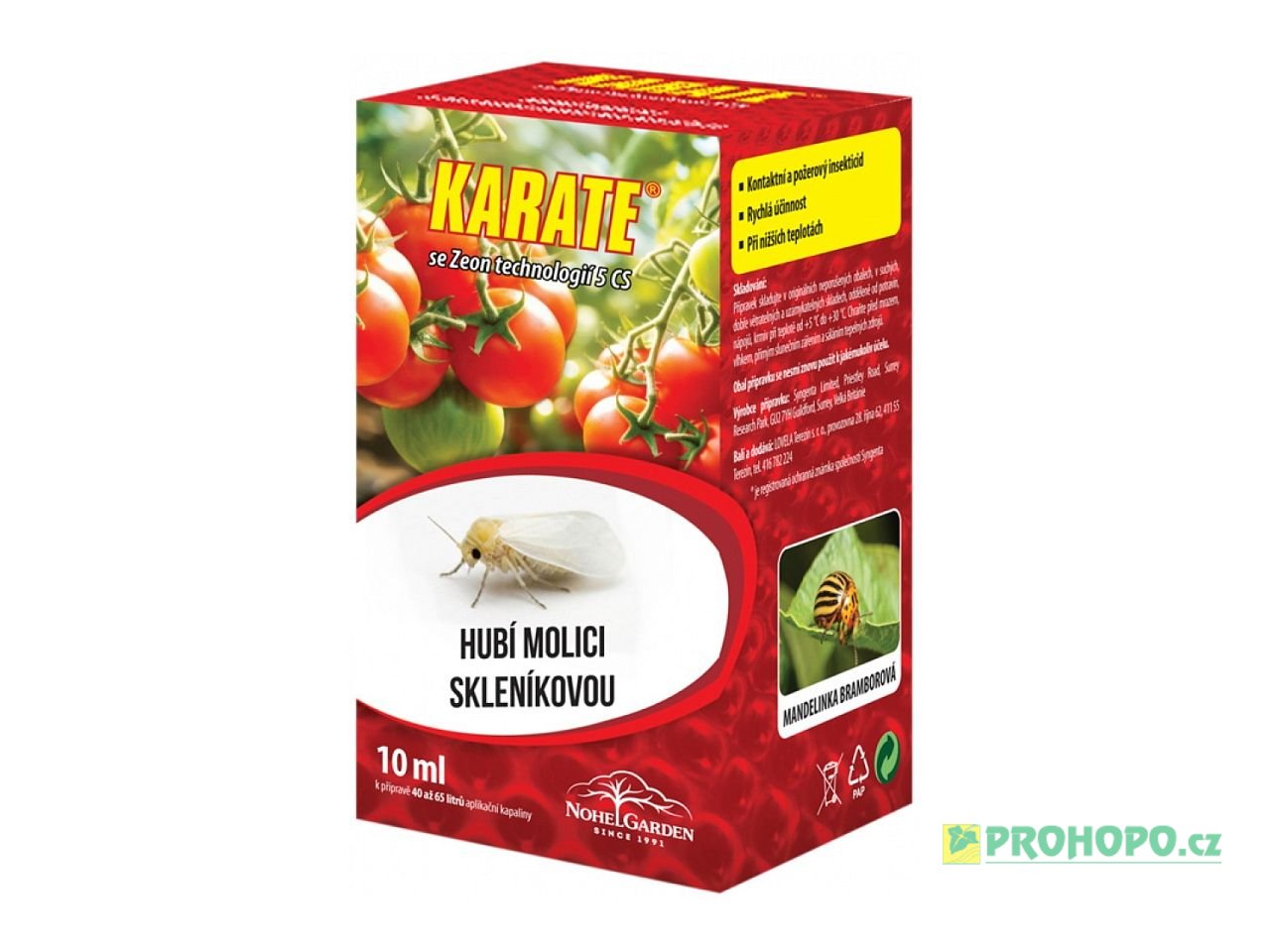 Karate Zeon 5 SC 10ml - k hubení savých a žravých škůdců