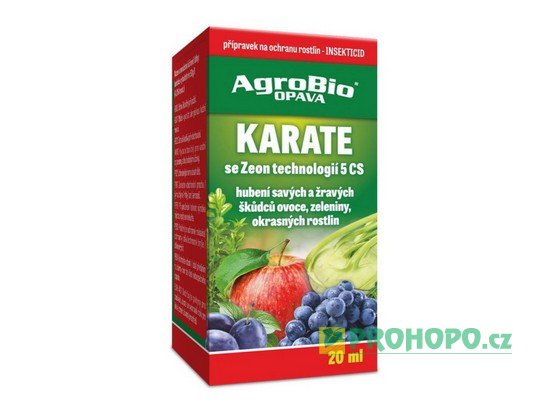 Karate Zeon 5 SC 20ml - k hubení savých a žravých škůdců ovoce, zeleniny a okrasných rostlin - proti