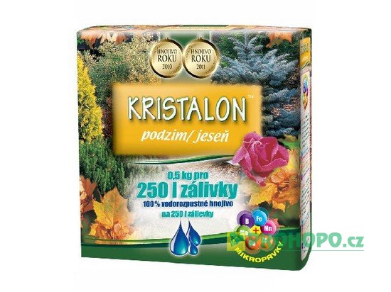 Kristalon Podzim 500g - pro bezproblémové přezimování rostlin s nízkým obsahem N