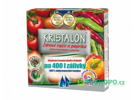 Kristalon Zdravé rajče a paprika 500g - proti černání rajčat a hnilobě špiček paprik