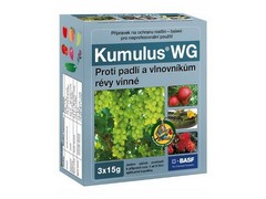 Kumulus WG 3x15g - k ochraně proti padlí na révě, zelenině, ovocných a okrasných rostlinách