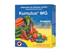 Kumulus WG 3x15g - k ochraně proti padlí na révě, zelenině, ovocných a okrasných rostlinách