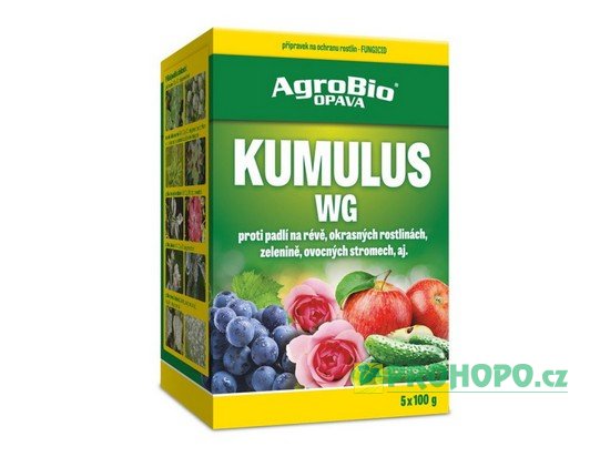Kumulus WG 5x100g - k ochraně proti padlí na révě, zelenině, ovocných a okrasných rostlinách