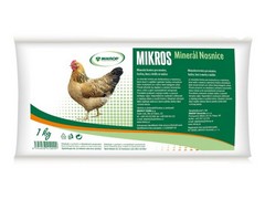 Mikros DN 1kg, doplňkové minerální krmivo pro nosnice, kachny, husy a krůty ve snášce