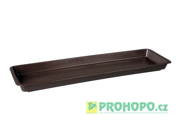 Miska Garden pod truhlík 60cm hnědá