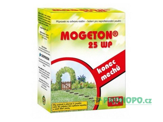 Mogeton 25 WP 3x15g - proti játrovce v květináčích a mechům v trávnících