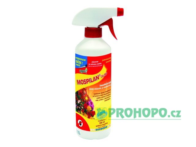 Mospilan 20 SP 500ml - proti mandelince, mšicím, obaleči jablečnému, molici a vlnatce krvavé