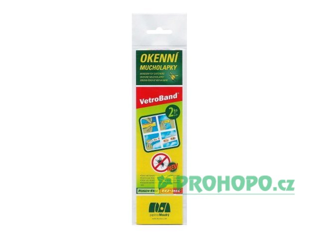 Mucholapka okenní VetroBand 2ks. - pro ochranu před hmyzem létajícím po okně