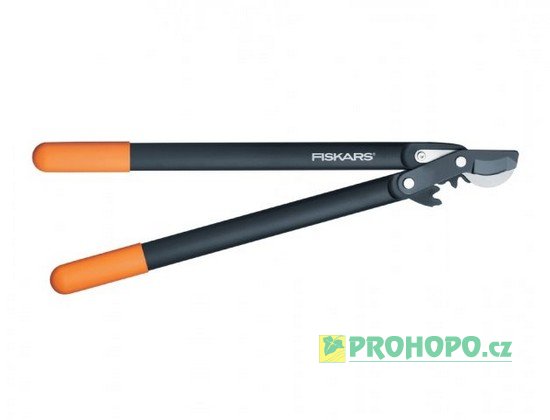 Nůžky Fiskars 112290 na silné větve PowerGear™ L74 převodové, háková hlava (M), dvoučepelové