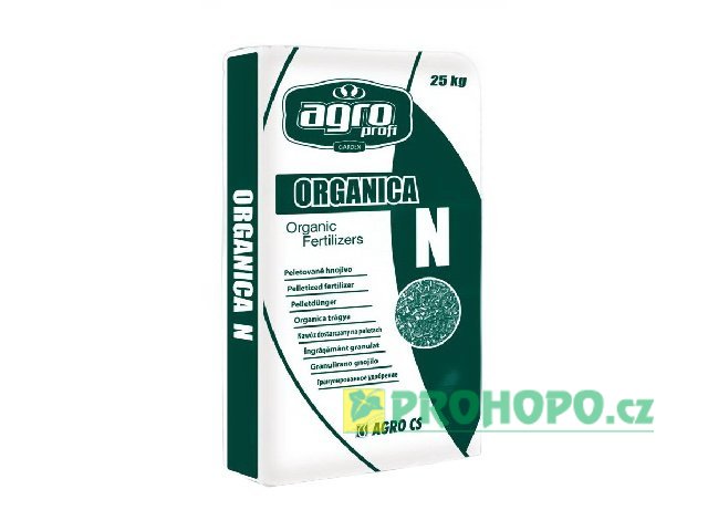 Organica N 25kg - zvyšuje sorpční kapacitu a biologickou aktivitu půdy