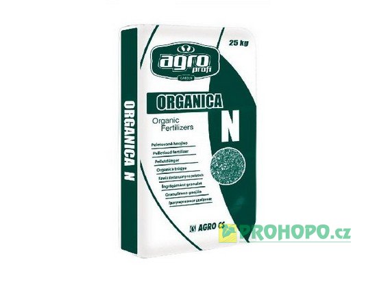 Organica N 25kg - zvyšuje sorpční kapacitu a biologickou aktivitu půdy